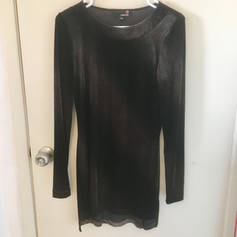 🌸2 for 1🌸 LIKE NEW! Laura velvet tunic/mini dress